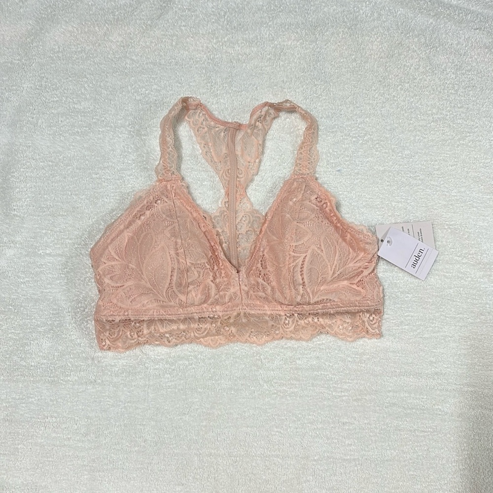 Auden Pink/Blush Lightly Lined Racerback Bralette